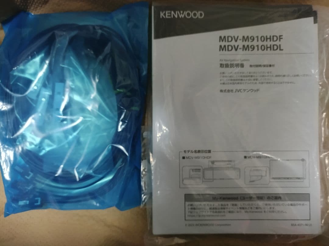 値下げKENWOOD 大画面フローティング 9インチナビ MDV-M910HDF