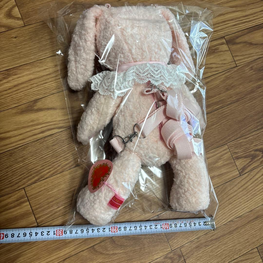 新品 BABY うさくみゃリュックミニ ピンク×ピンク、実物写真あり、42cm