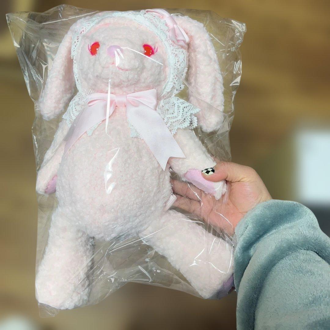 新品 BABY うさくみゃリュックミニ ピンク×ピンク、実物写真あり、42cm