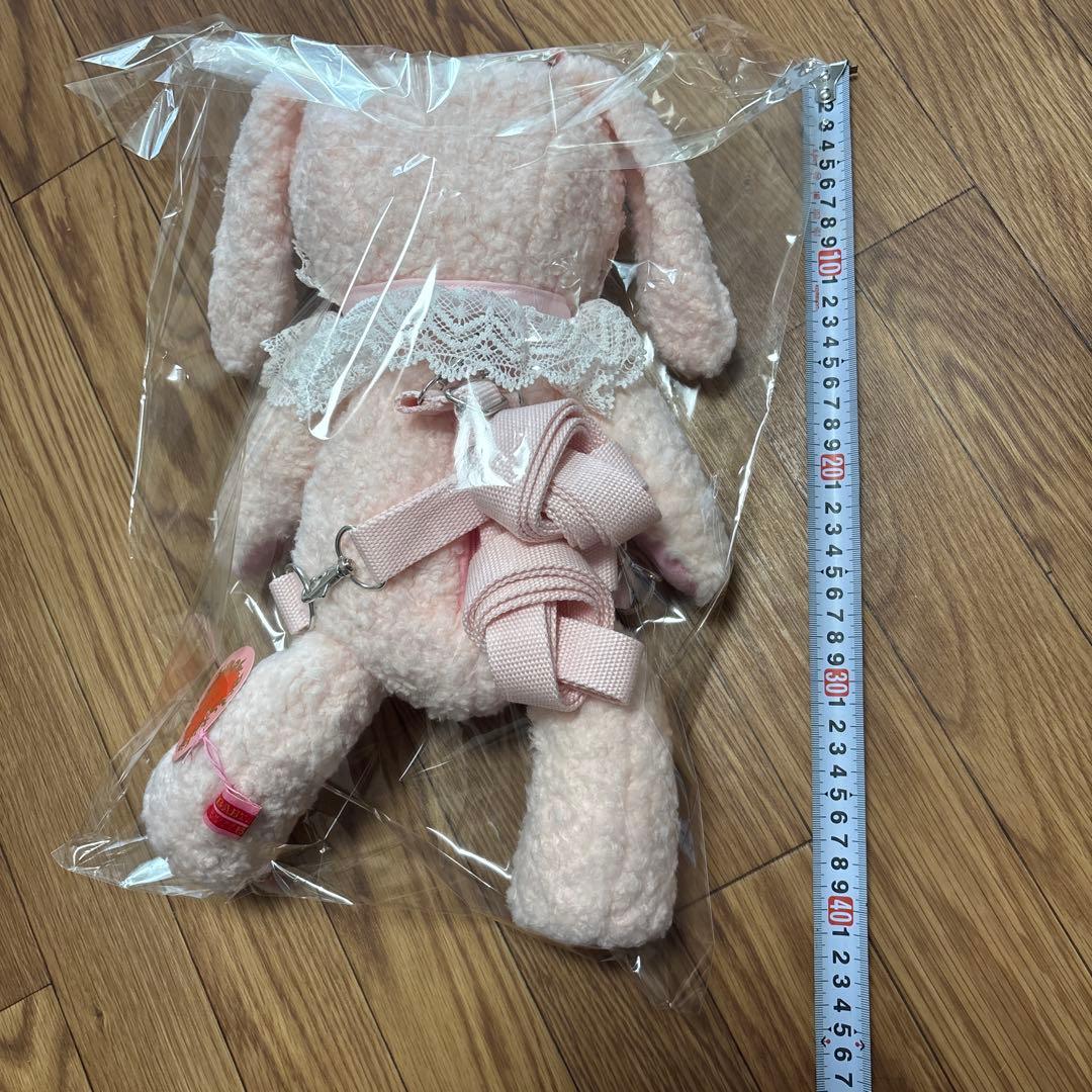 新品 BABY うさくみゃリュックミニ ピンク×ピンク、実物写真あり、42cm