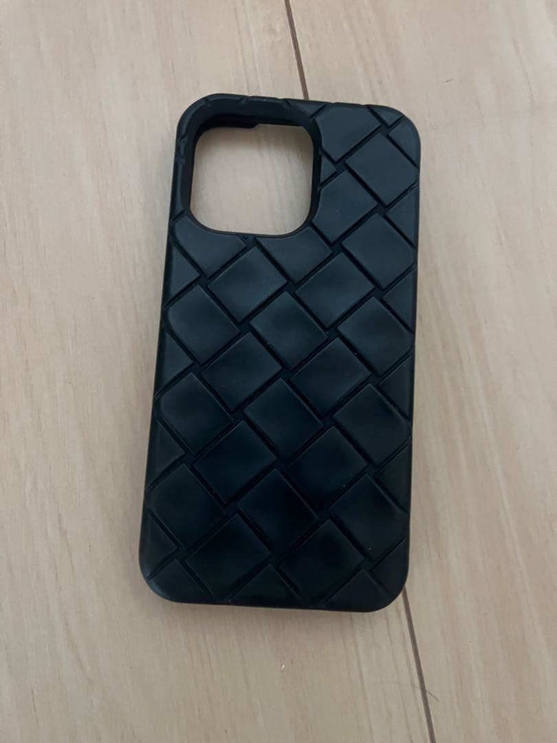 Bottega Veneta ブラックシリコンケース