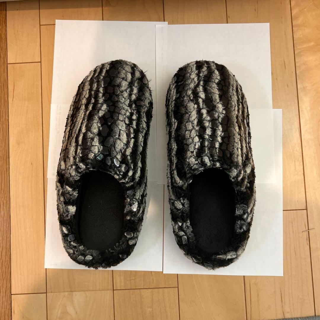 【袋付】SUBU(スブ) シューズ サンダル　ボア　26.0〜27.5cm相当