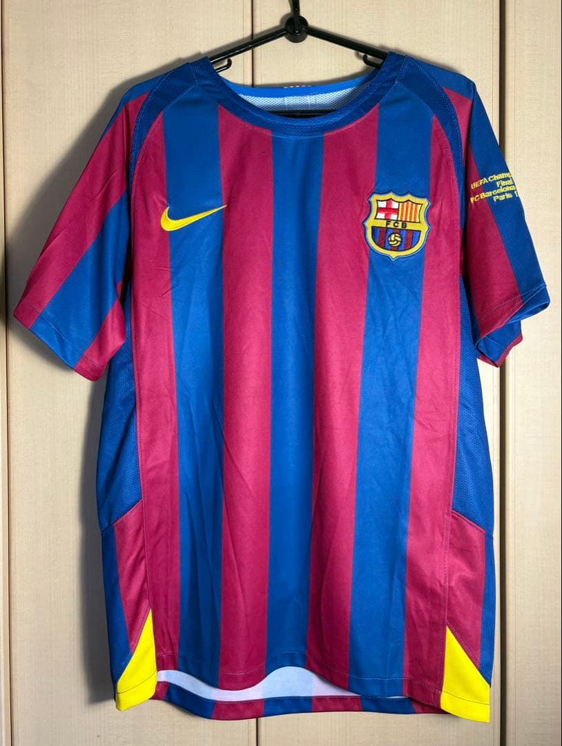 【新品未使用】ロナウジーニョ バルセロナ 06 CL決勝 ユニフォーム NIKE