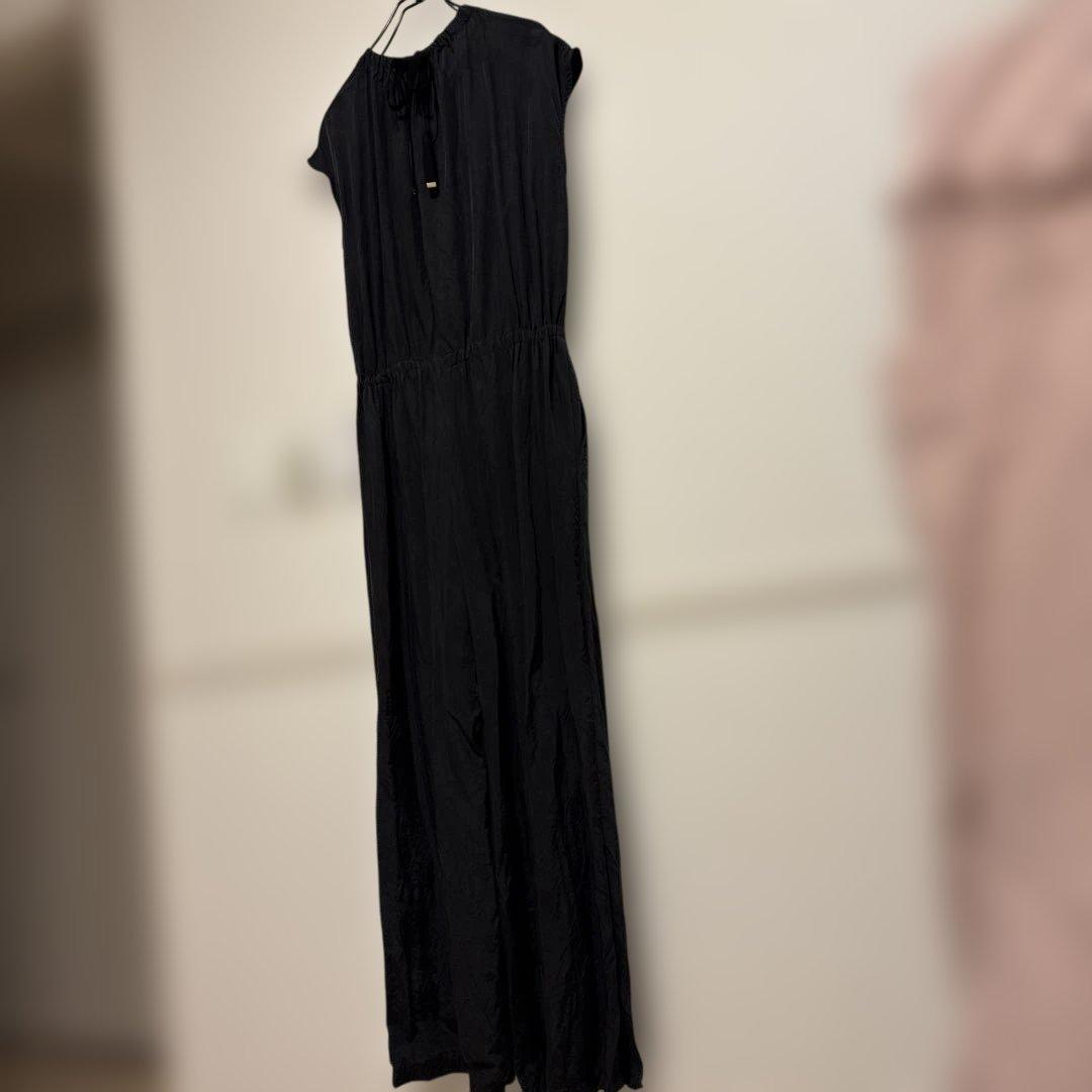 イエナ★バックリボンオールインワンブラック