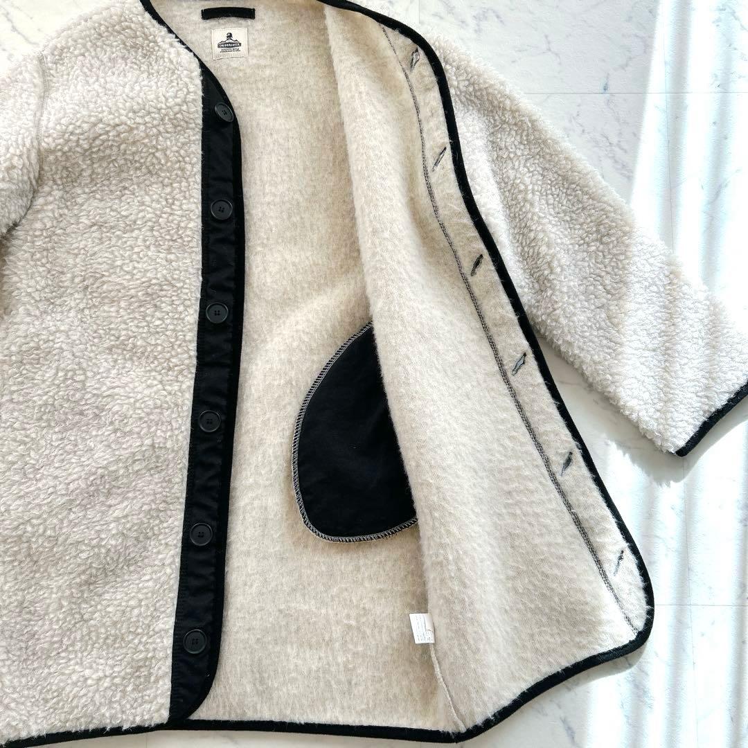 COLD BREAKER コールドブレーカー ウールボア コート ロング丈 36