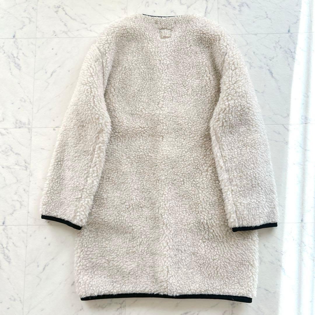 COLD BREAKER コールドブレーカー ウールボア コート ロング丈 36