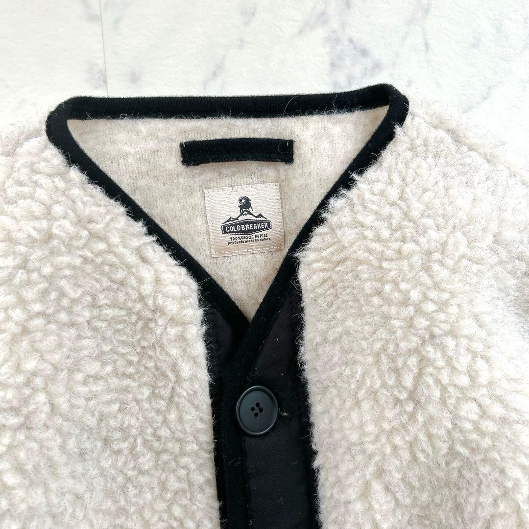 COLD BREAKER コールドブレーカー ウールボア コート ロング丈 36
