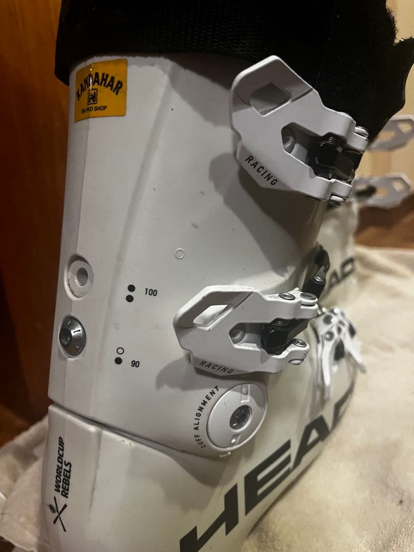 HEAD スキー靴 ホワイト 4バックル