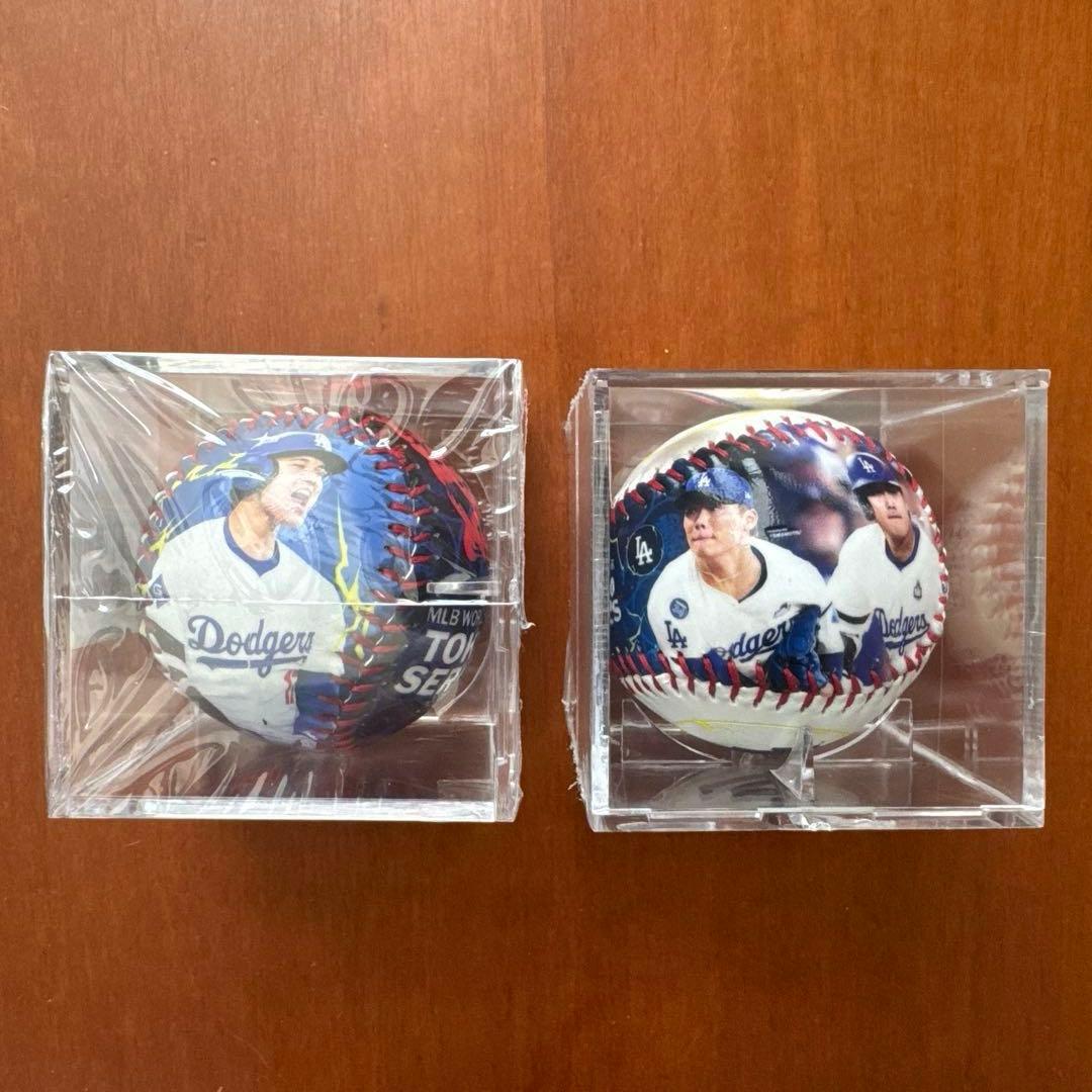 MLB開幕戦 東京シリーズ ボール 大谷翔平 日本人4人2個セット