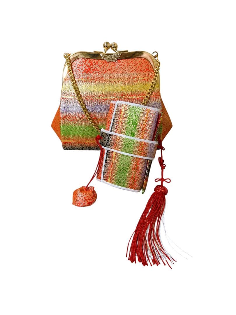 お買い得品♡七五三　7歳　女の子　フルセット　一式　朱色系