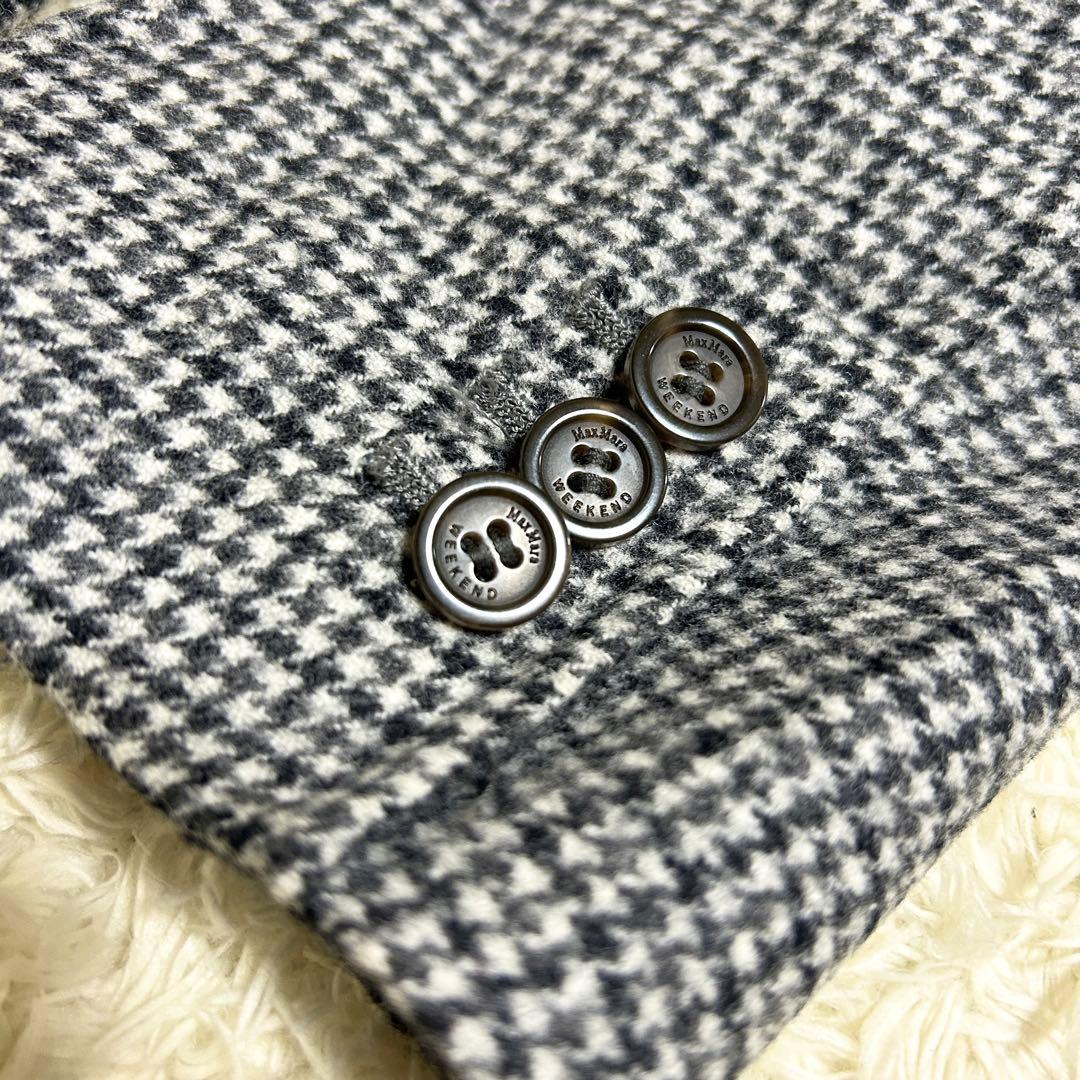 美品✨ マックスマーラ クチートアマーノ ウールジャケット 千鳥格子 40