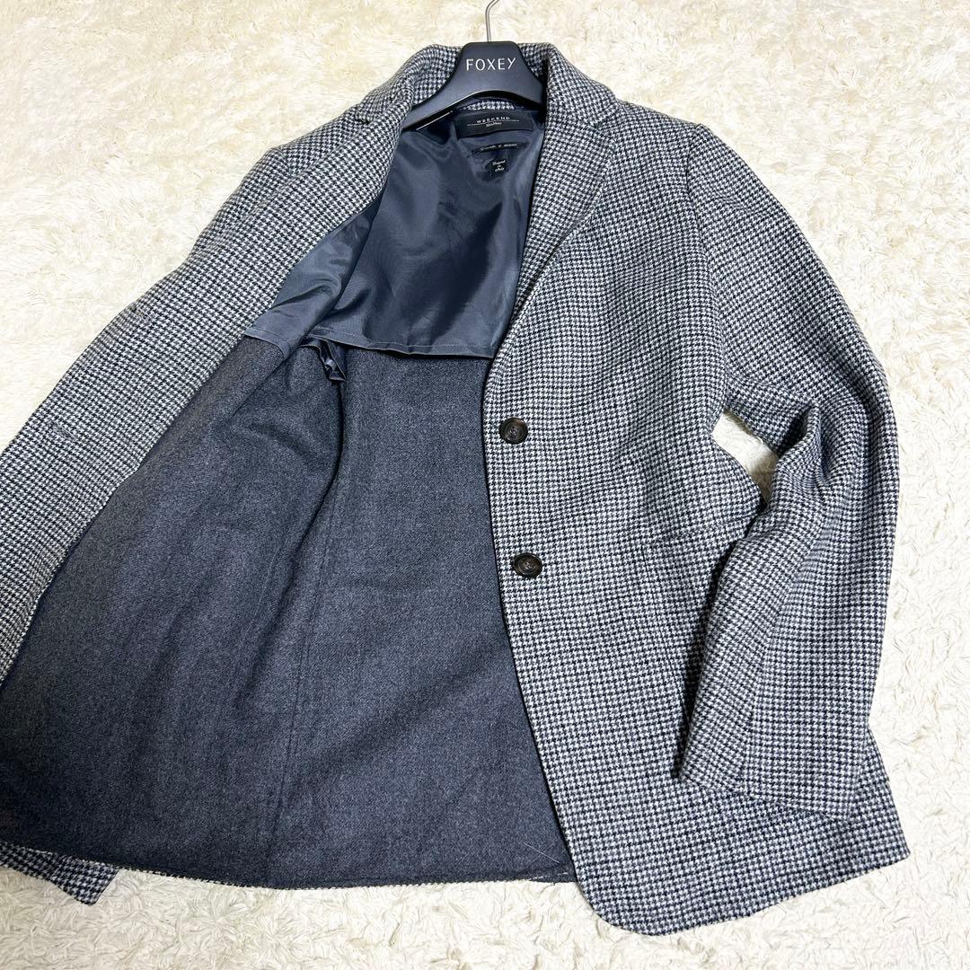 美品✨ マックスマーラ クチートアマーノ ウールジャケット 千鳥格子 40