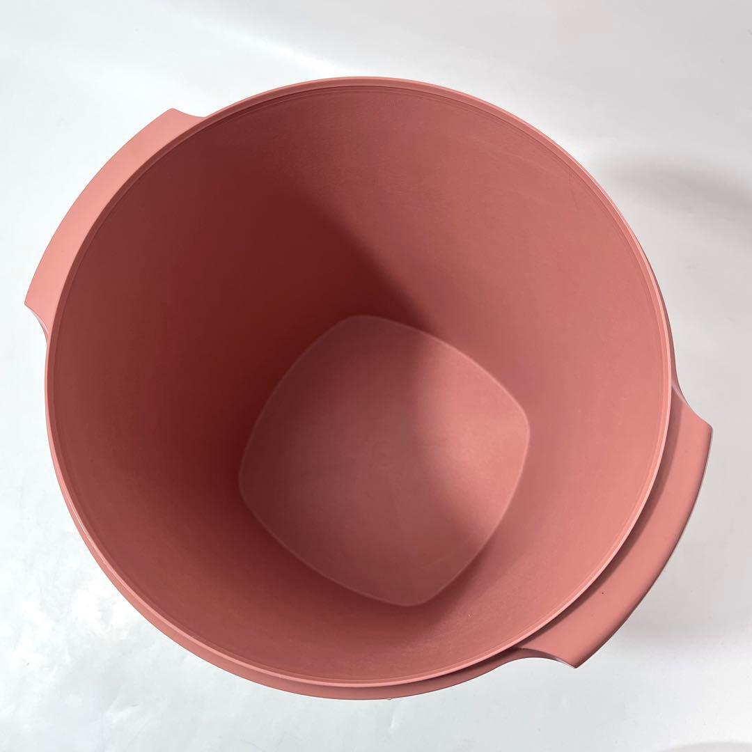 て43【特大サイズ】タッパーウェア マキシクイーンデコレーター サーモンピンク