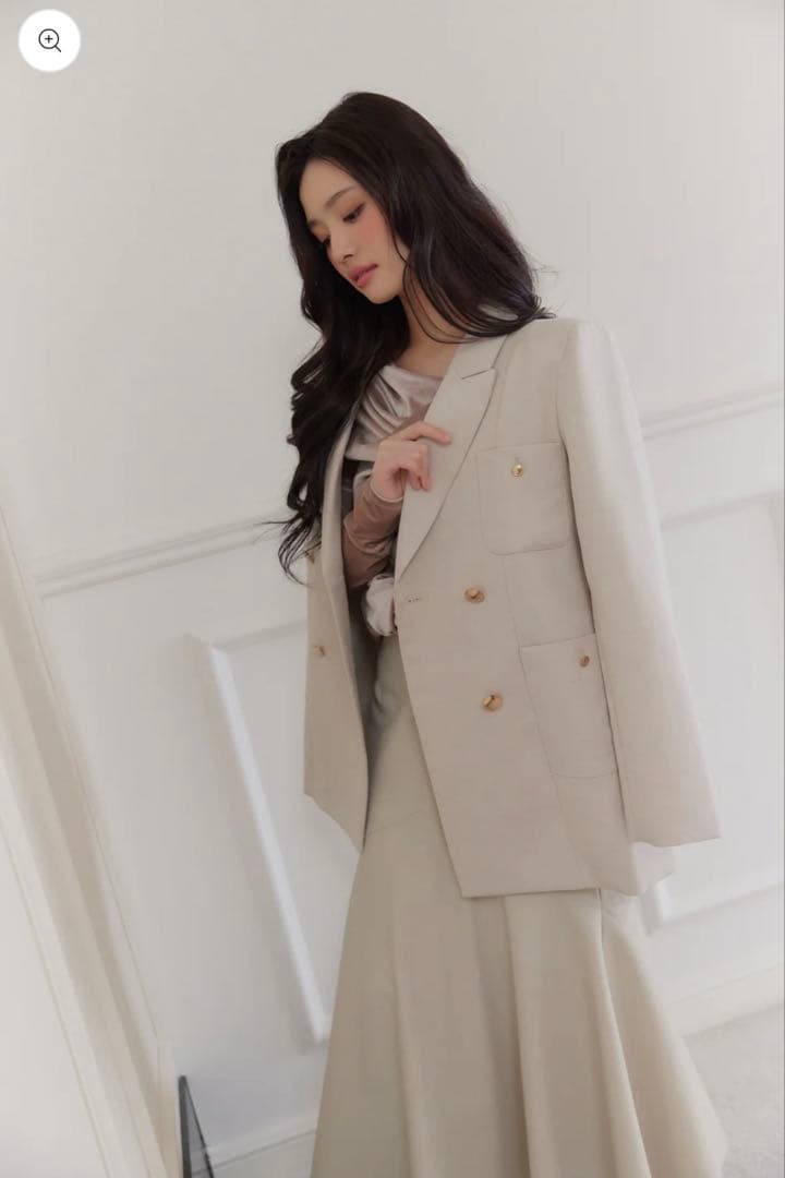 タグ付き【polaura / ポローラ】 クラシカルテーラードジャケット