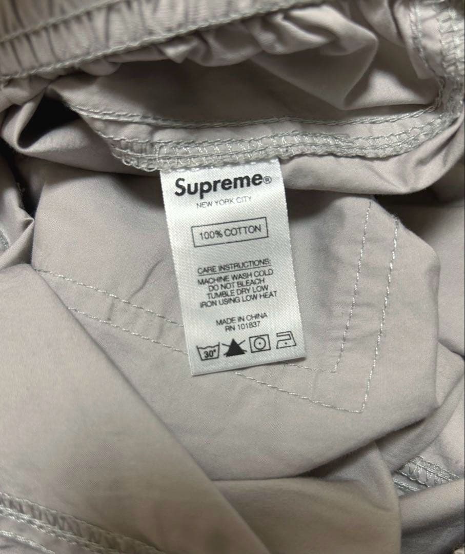 SUPREME カーゴパンツ 6ポケット/ライトグレー【送料無料】