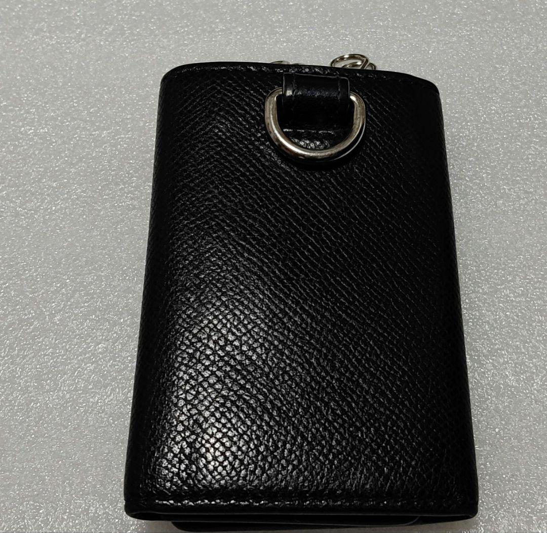 Kです様　バーバリー キーケース TBロゴ サフィアーノレザー 6連 ブラック
