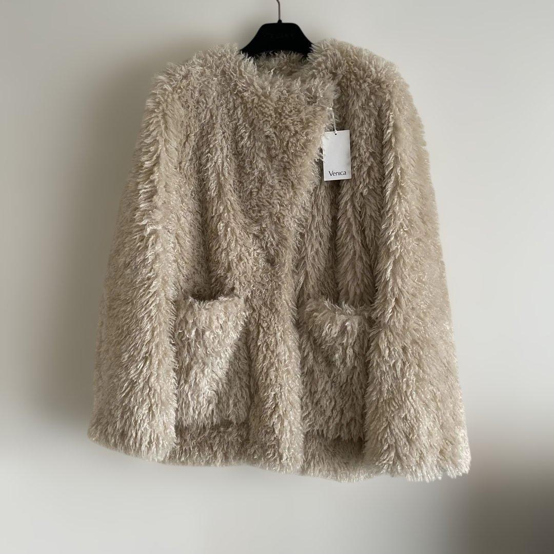 未使用に近い　Venica Odette Classical fur coat