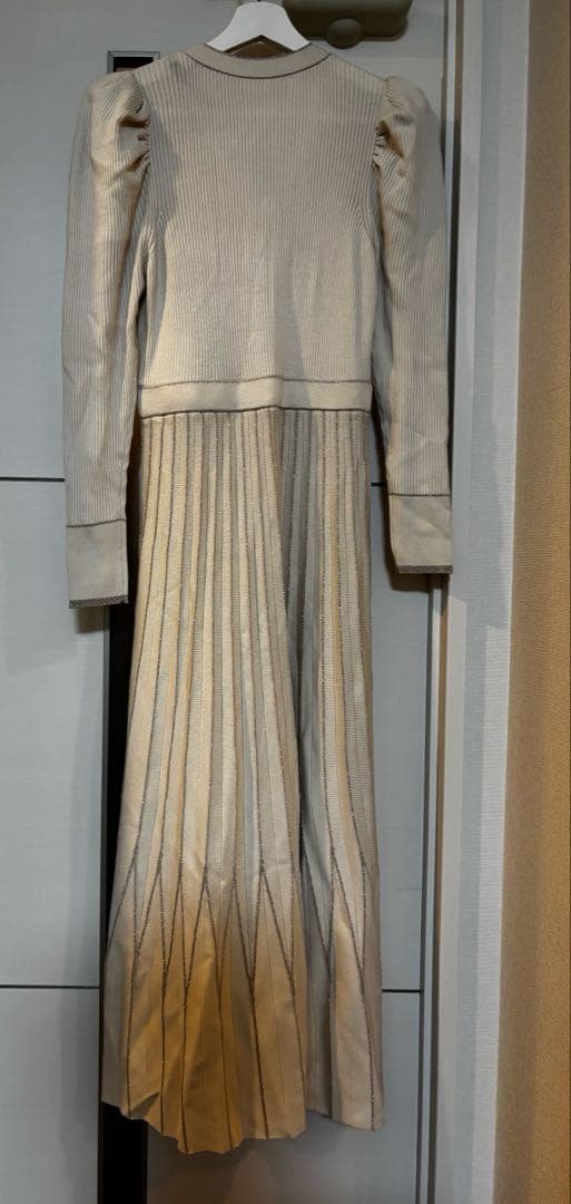 ワンピース herlipto Suite Room Knit Long Dress ecru