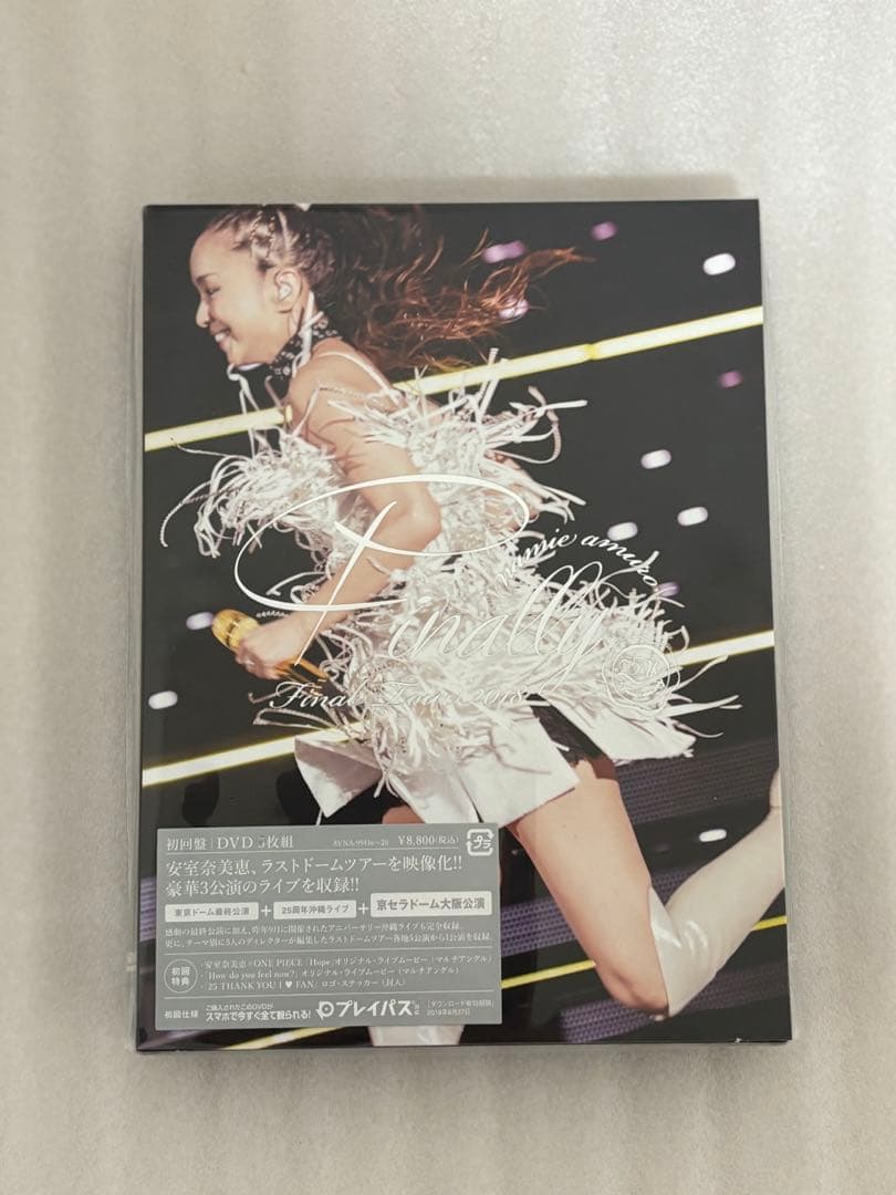 新品　安室奈美恵Finally初回限定盤DVD nanacoカード