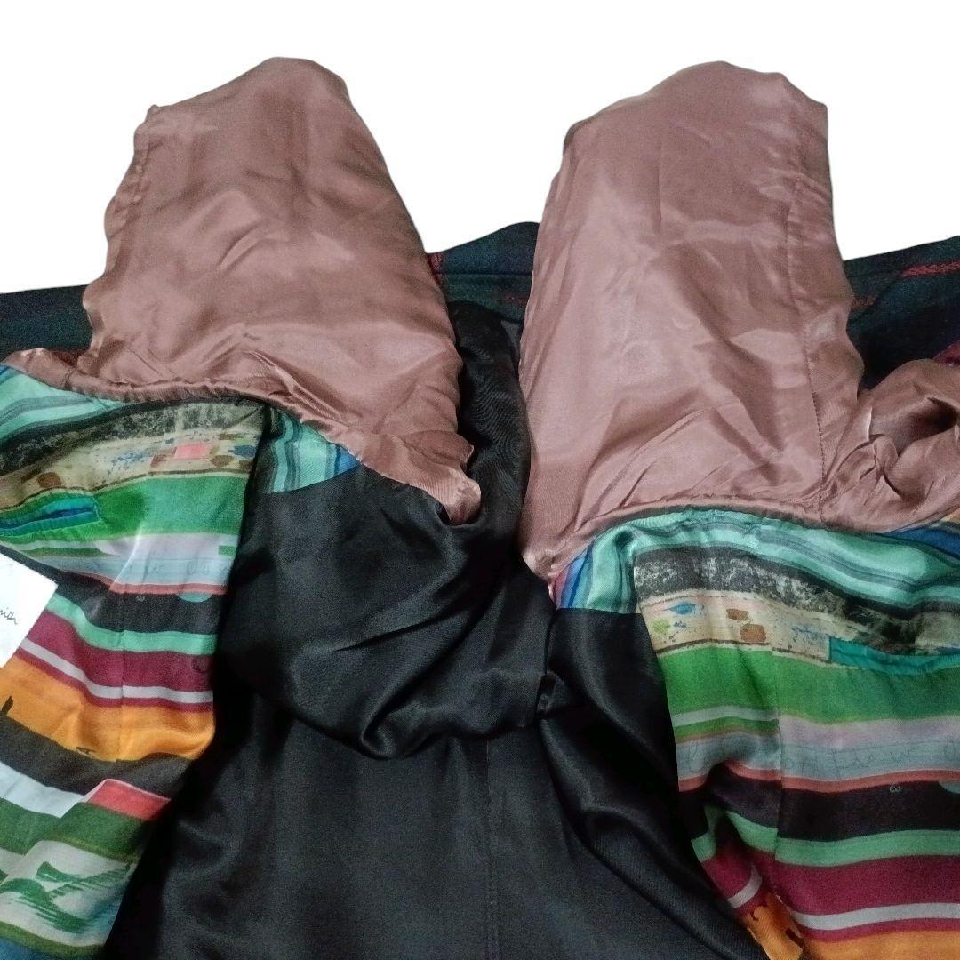 ✨Paul Smith 18AW ラムレザー切替 ダブルブレストチェスターコート