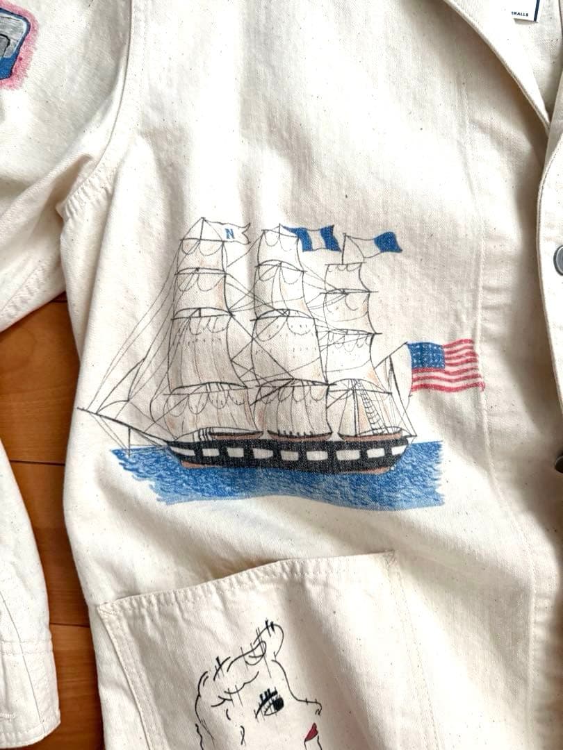 WESTOVERALLS メモリアル カバーオール F-TYPE エクリュ