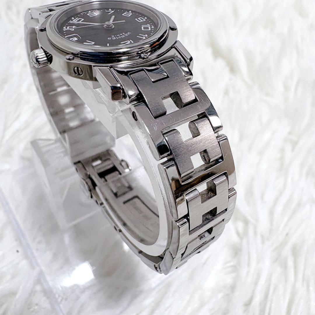 ✨極美品✨HERMES エルメス クリッパー 3針 デイト Hロゴ 純正ベルト