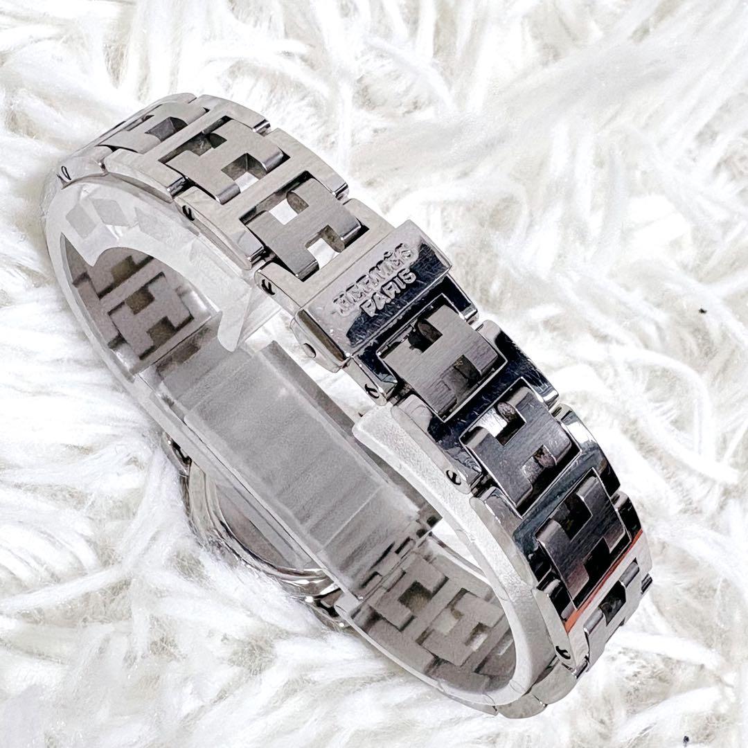 ✨極美品✨HERMES エルメス クリッパー 3針 デイト Hロゴ 純正ベルト