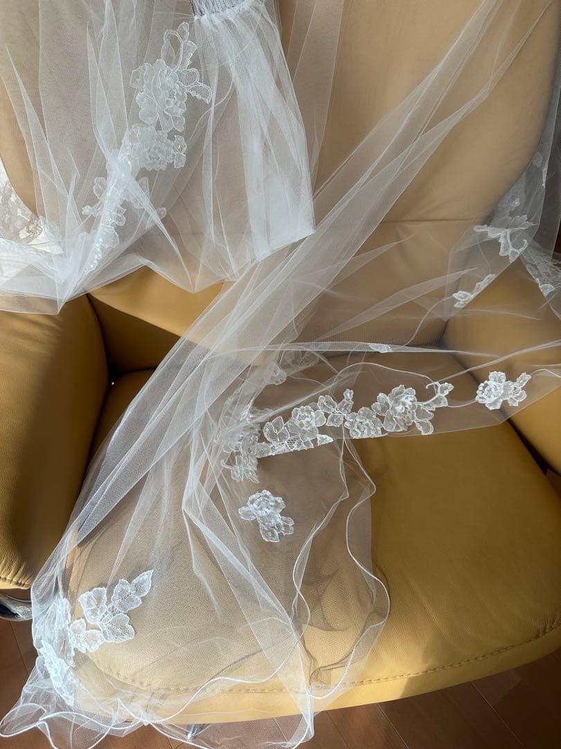 YUMI KATSURA 桂由美ロングベール　YM-29K 2段 ドレス ベール