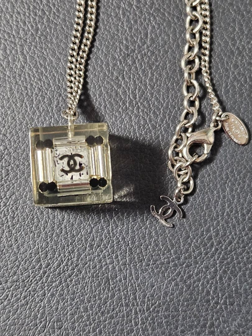 た*や様 CHANEL シャネル CCロゴ キューブ ペンダントネックレス
