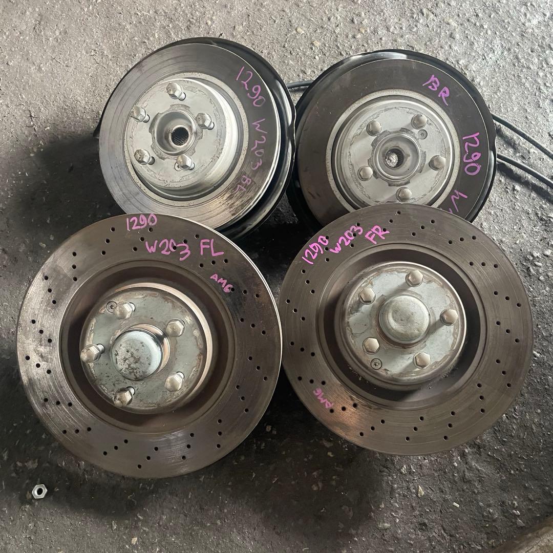 Cクラス用前後ブレーキディスクセット