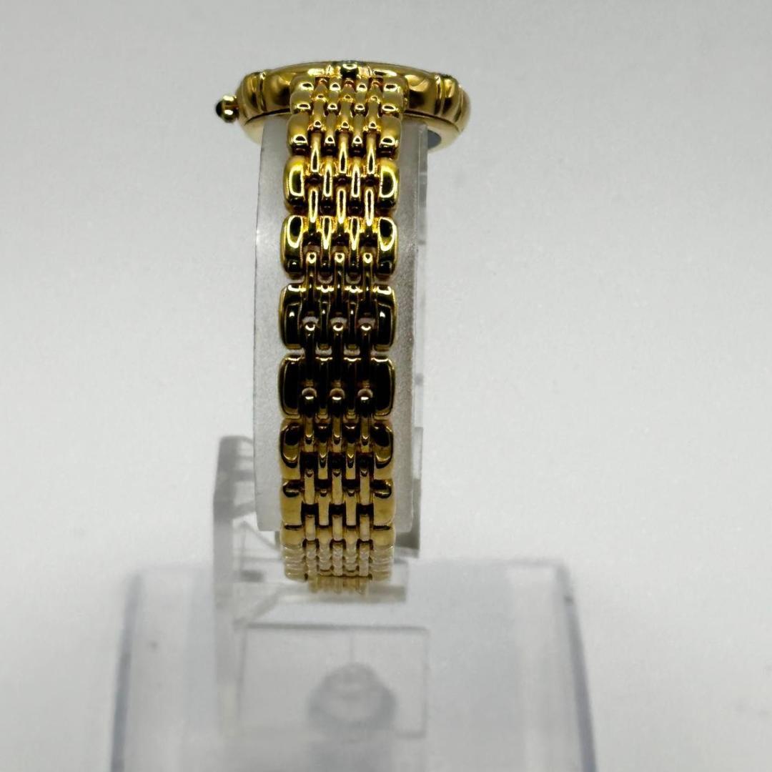 SEIKO　エクセリーヌ ダイヤベゼル レディース クオーツ 腕時計 ゴールド