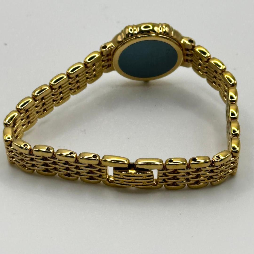 SEIKO　エクセリーヌ ダイヤベゼル レディース クオーツ 腕時計 ゴールド