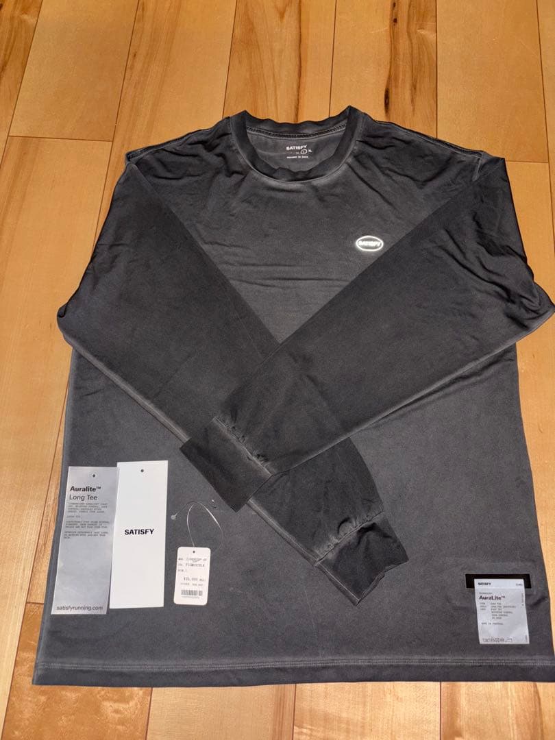 Satisfy Running AuraLite Long Tee サイズL