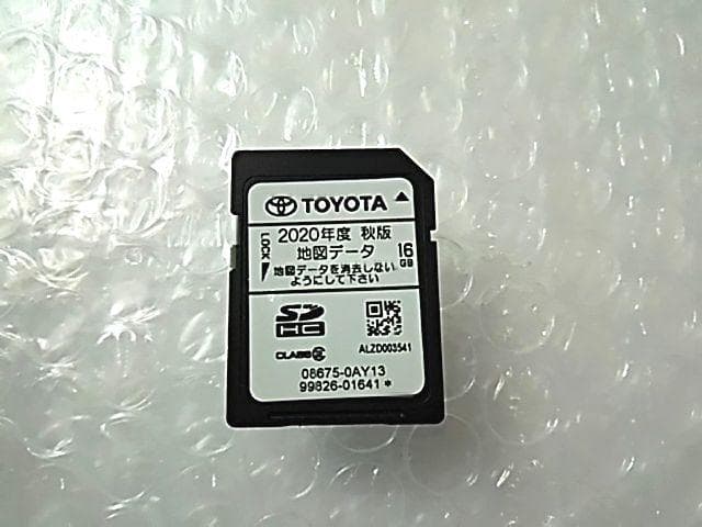 トヨタ 純正 NSZT-W62G/Y62 2020年 秋 地図更新 SDカード