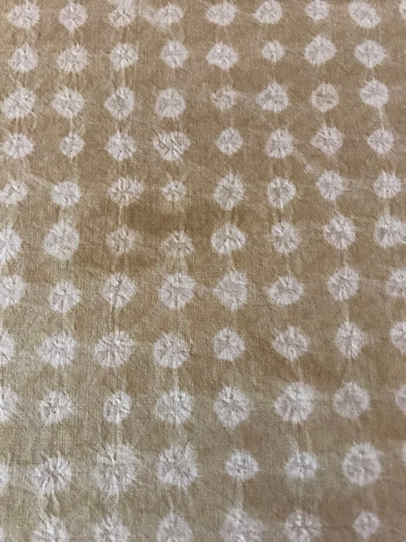 ヨーガンレール　シーツ　天然染料　絞り染め