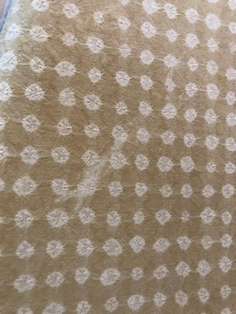 ヨーガンレール　シーツ　天然染料　絞り染め