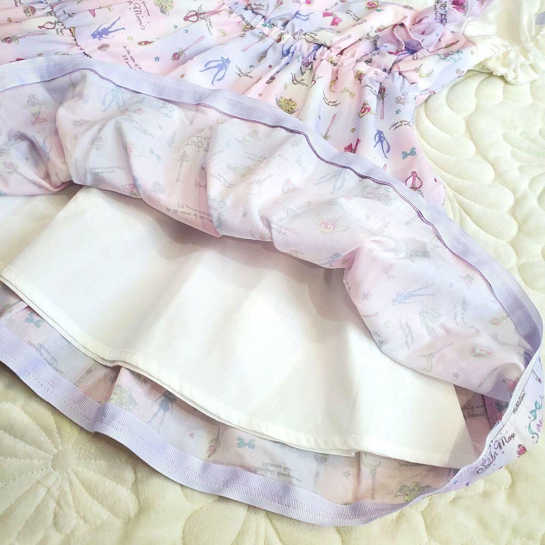 売約済み　専用メゾピアノ×セーラームーン　フリル ティアードドッキングワンピース