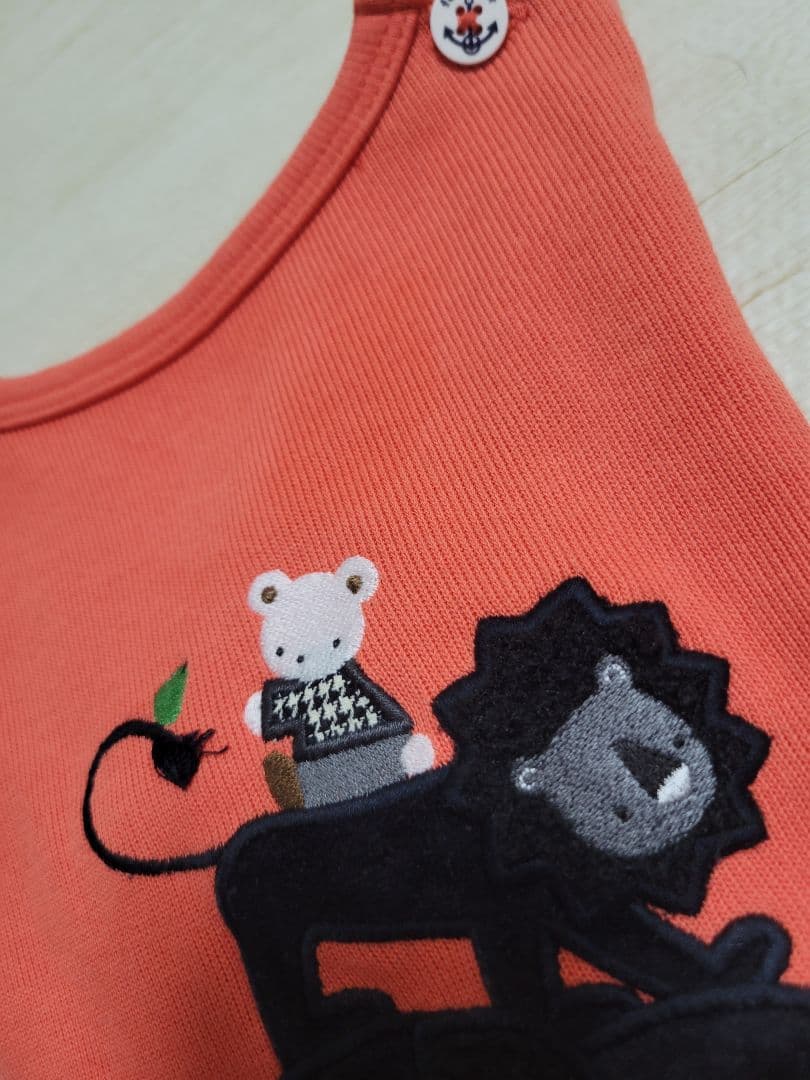 familiar　ファミリア　現行　ライオン　オレンジ　100 　トレーナー