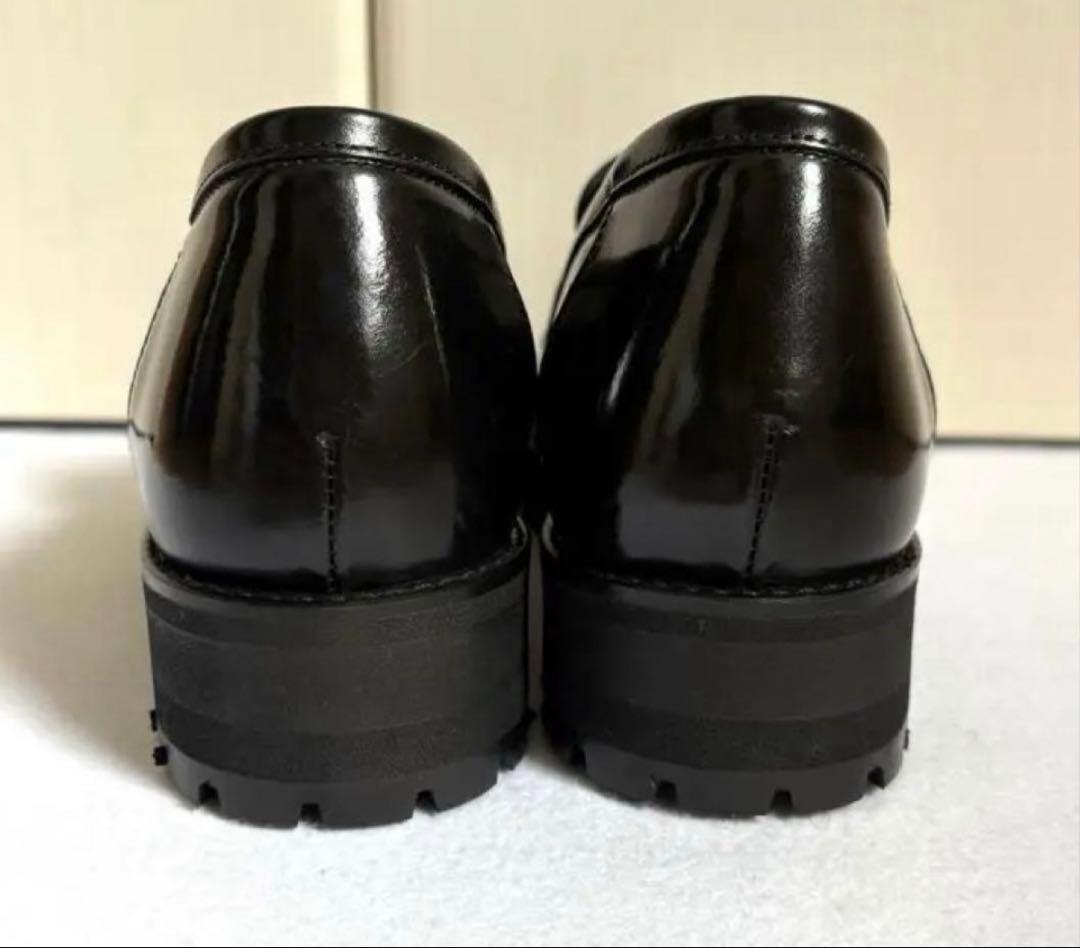 ADELO シークレットシューズ ローファー 黒