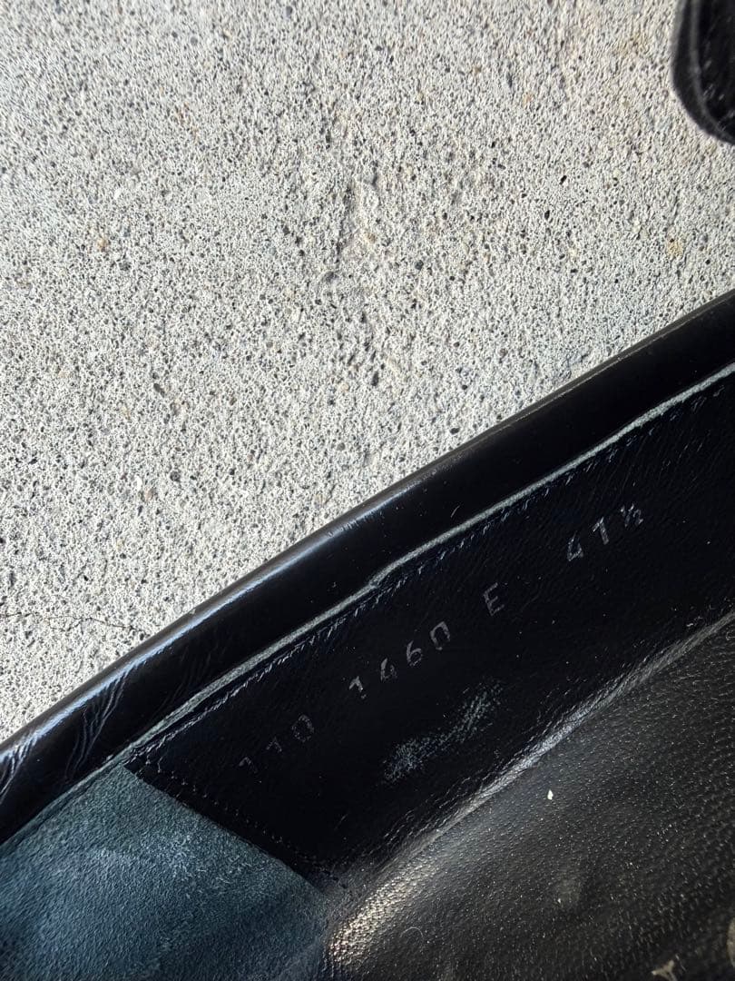 靴 GUCCI Archive Black Horsebit Loafers