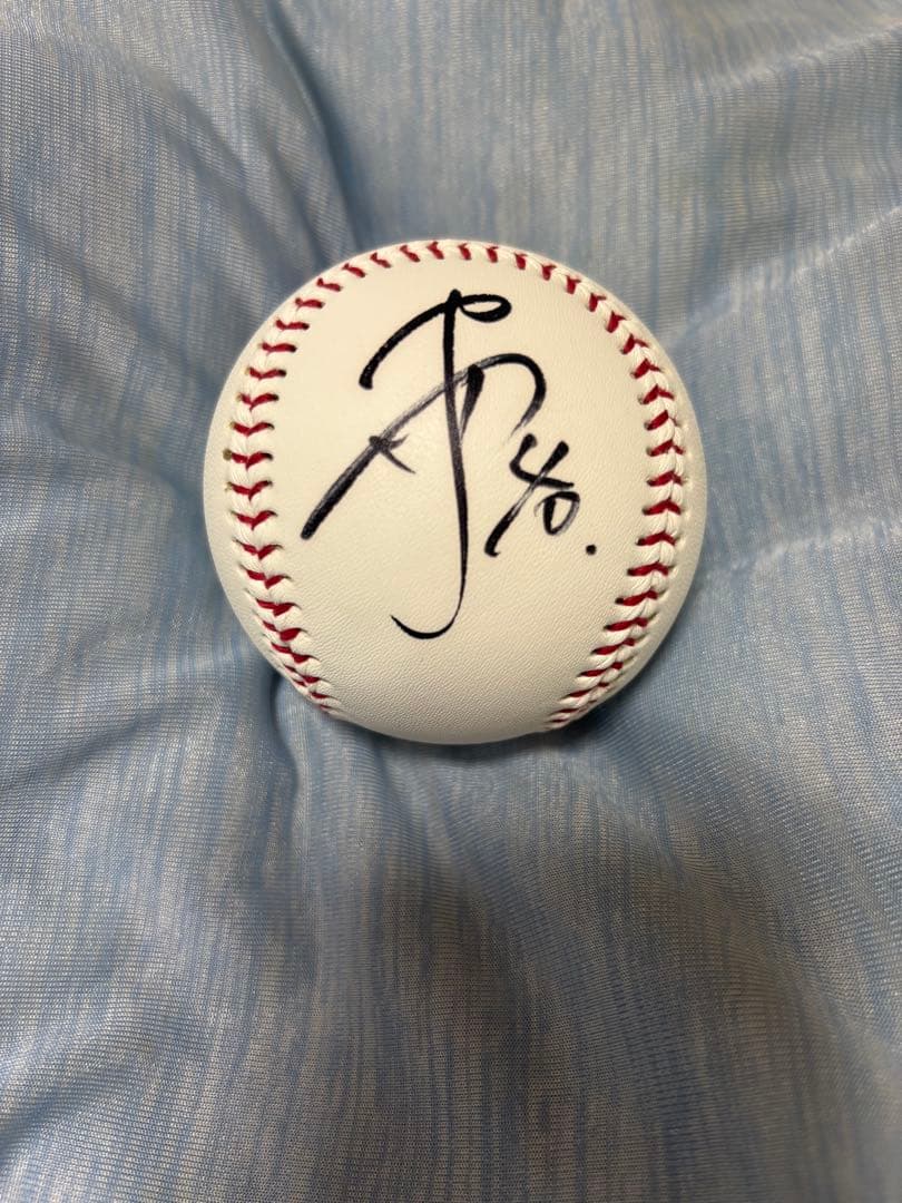 GIANTS 選手サイン入り野球ボール　中山礼都　サイン　ボール