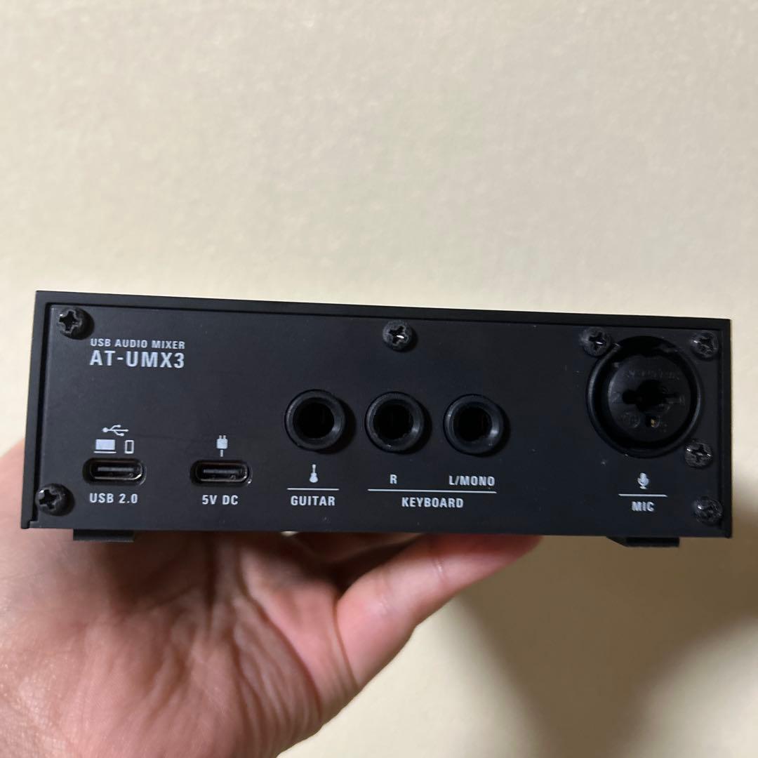 【美品】【動作確認済】オーディオテクニカ AT-UMX3 オーディオミキサー