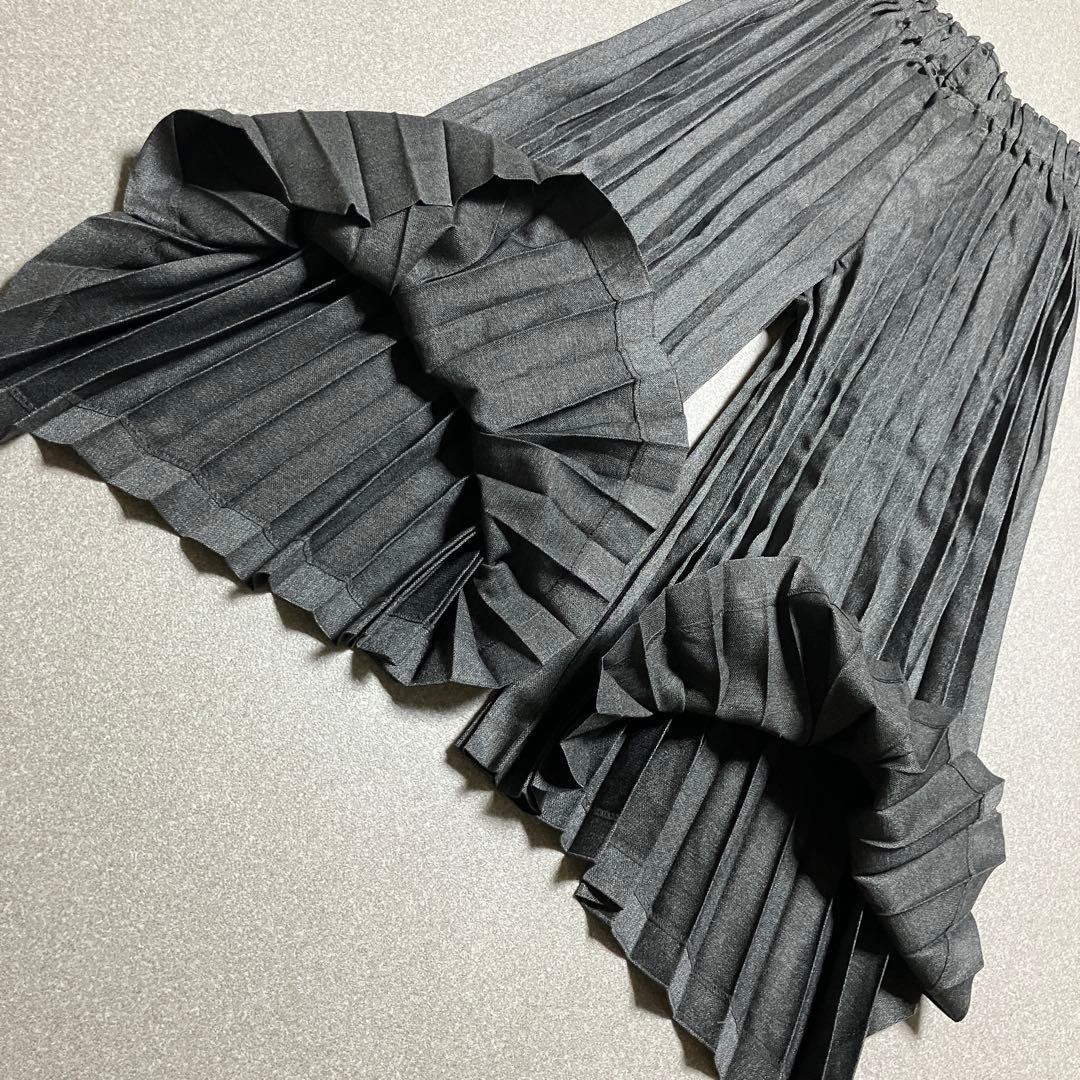 【PLEATS PLEASE】ワイドパンツ プリーツプリーズ イッセイミヤケ