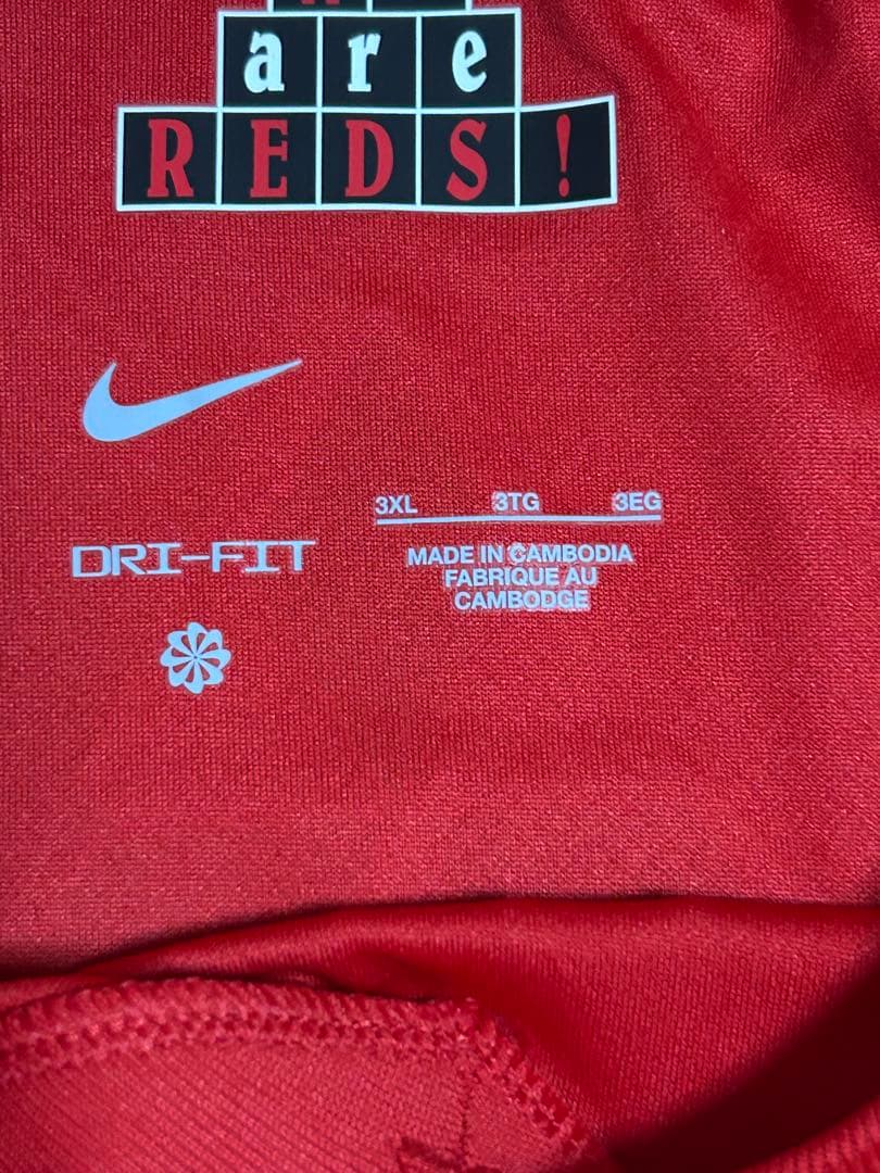 ナイキ 2025 浦和レッズ 20 長倉幹樹 ホームユニフォーム　3XL 美品