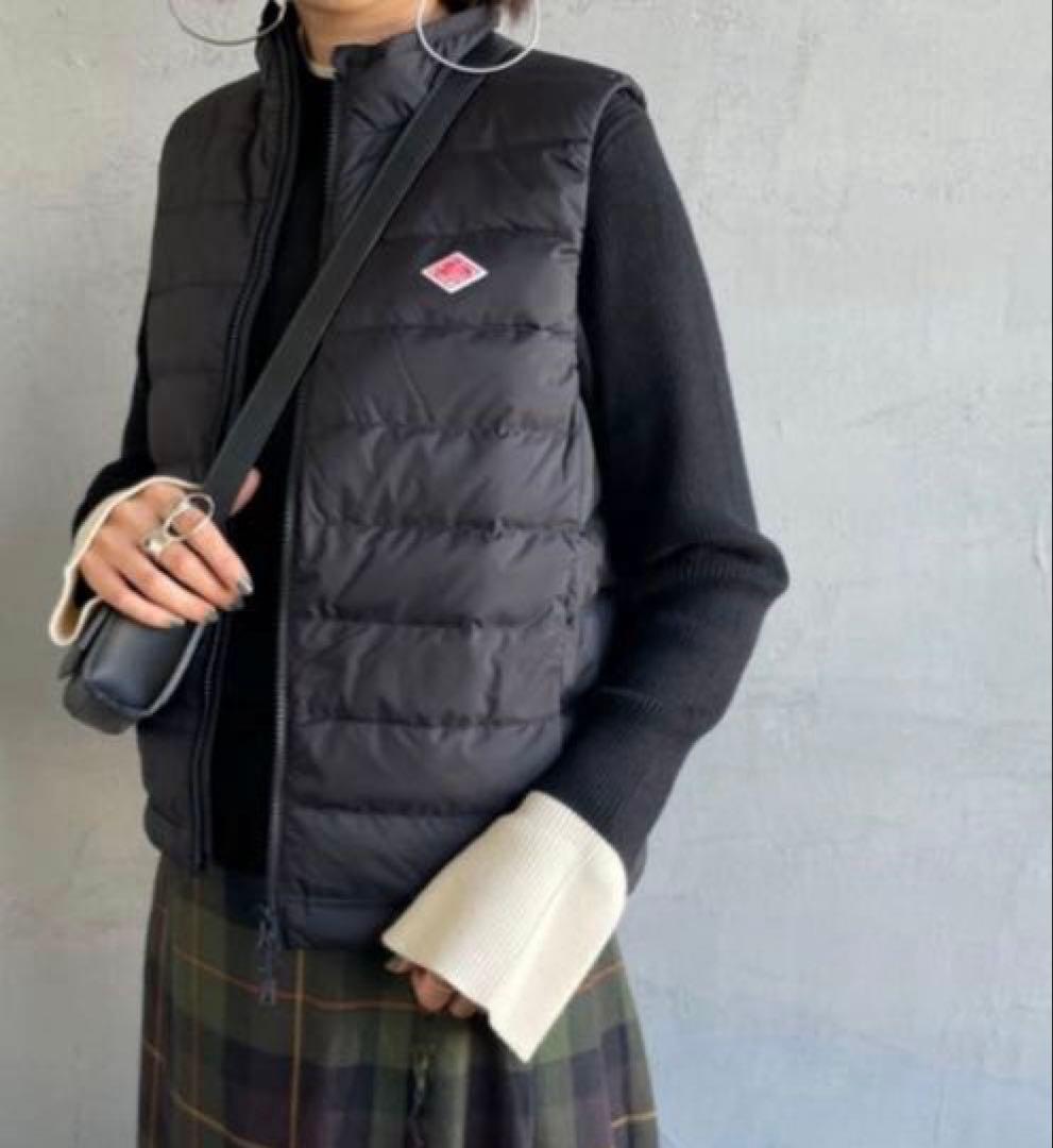 【美品】DANTON ✳︎ ダントン　ミドルダウンベスト