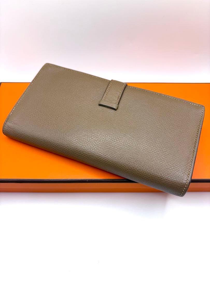 大人気✨HERMES エルメス　長財布　エトゥープ　箱付き　正規品