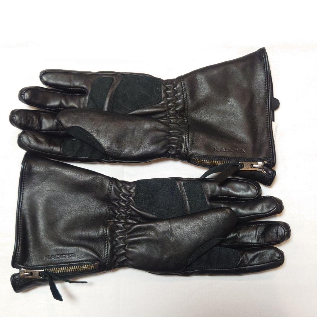 【極美品】カドヤ ガントレット-パデッド ウィンターグローブ ブラック L