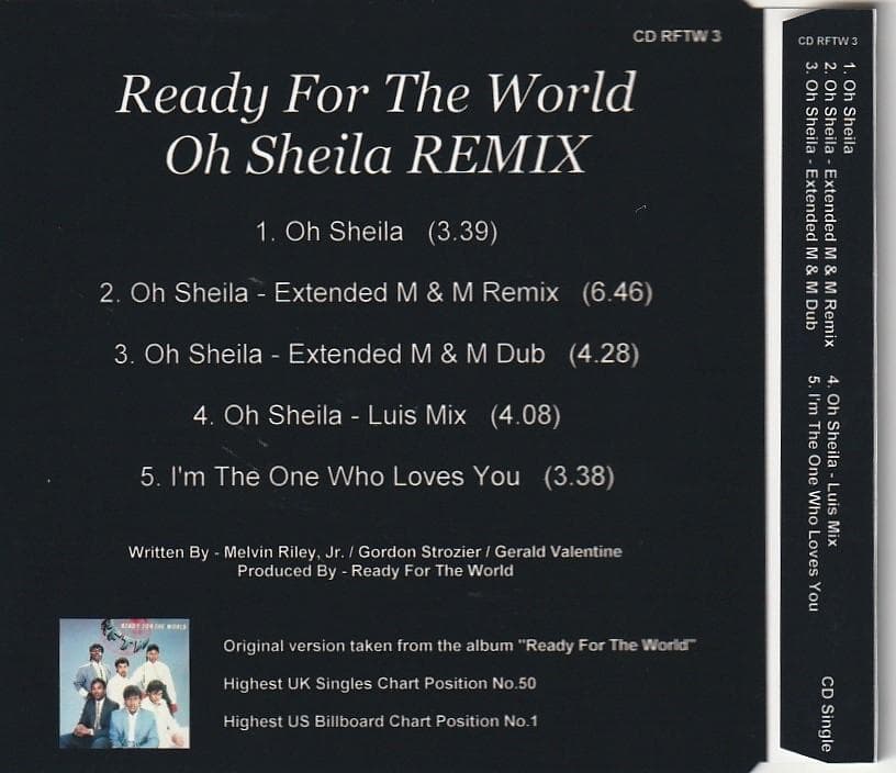 Ready For The World - Oh Sheila REMIX　CD