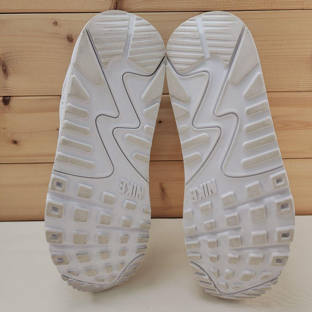 ナイキ ウィメンズ エアマックス 90 ホワイト/ブラック 25.5cm