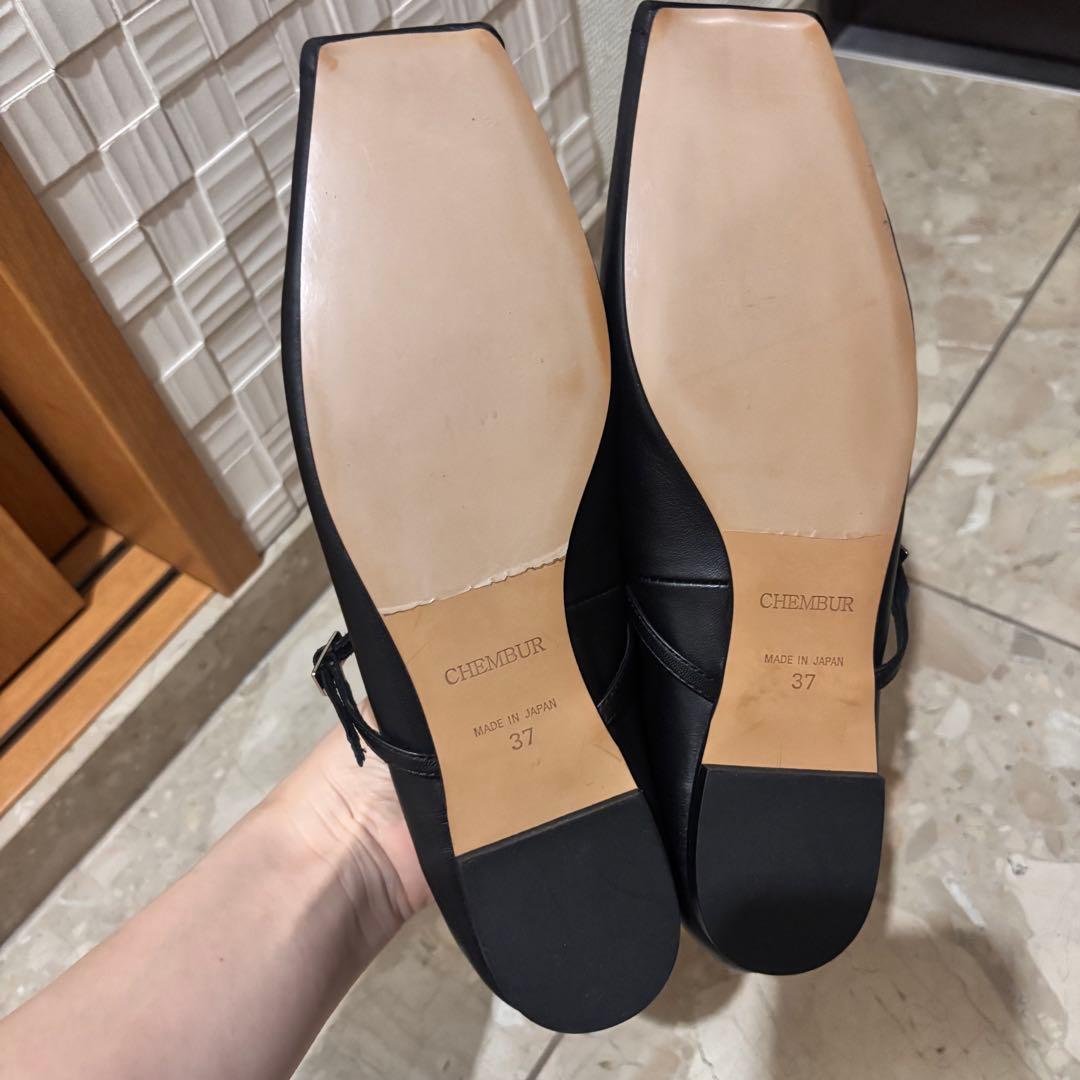 CHEMBUR ブラック メリージェーン　37